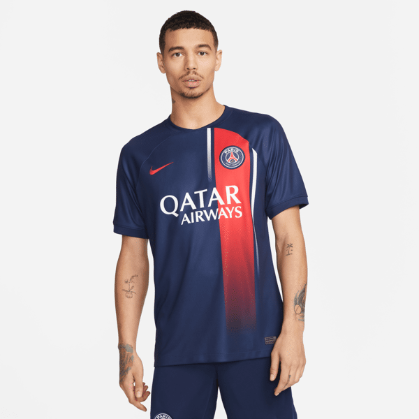 nike maglia da calcio  dri-fit paris saint-germain 2023/24 stadium da uomo – home - blu