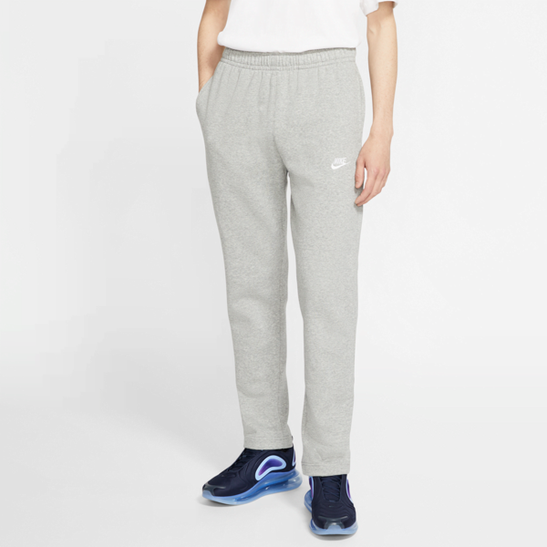 nike pantaloni  sportswear club fleece - uomo - grigio