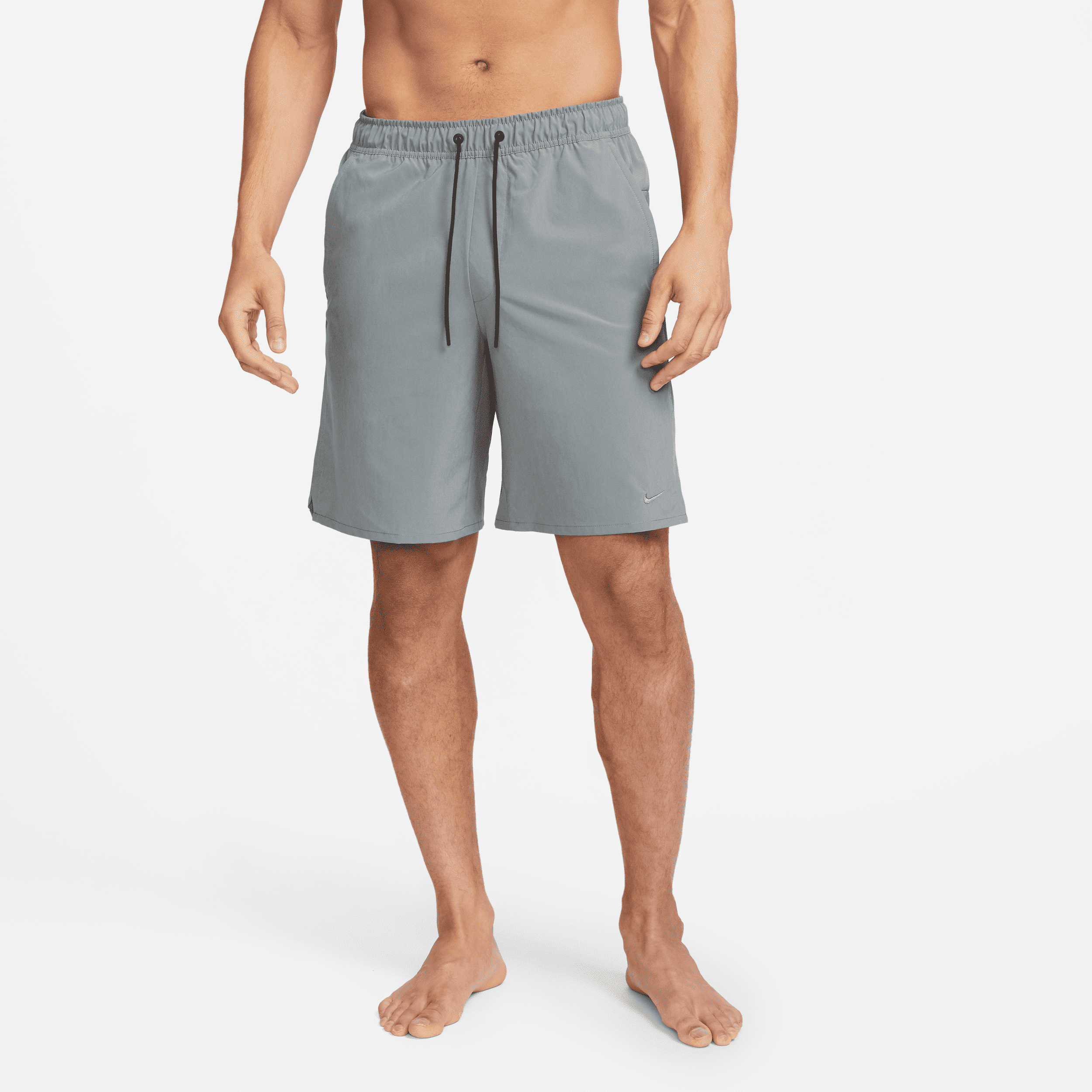 nike shorts versatili non foderati dri-fit 23 cm  unlimited – uomo - grigio