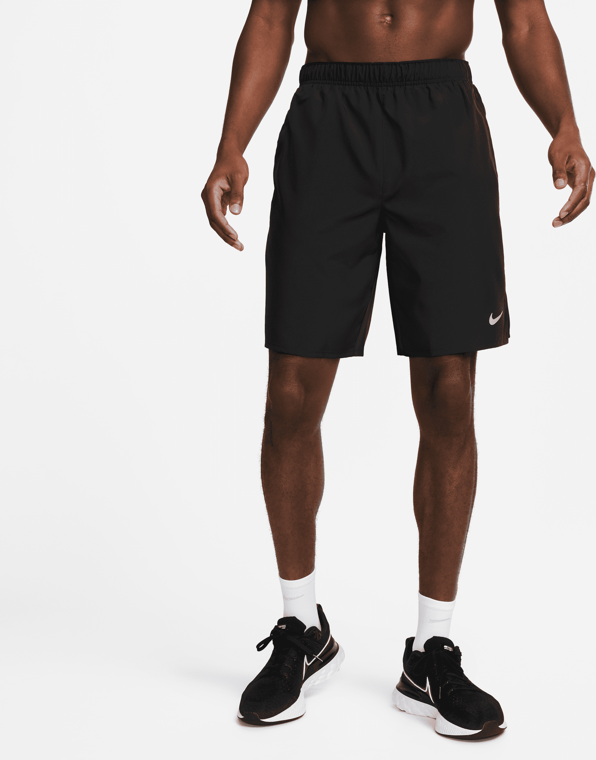 nike shorts versatili non foderati dri-fit 23 cm  challenger – uomo - nero