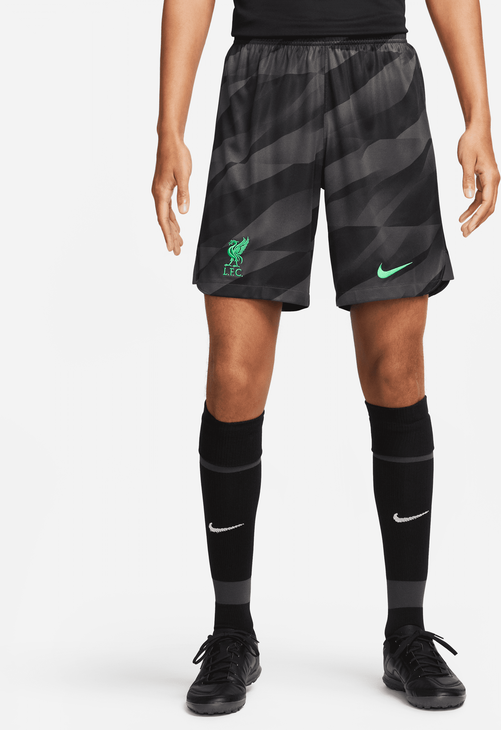 nike shorts da calcio  dri-fit liverpool fc 2023/24 stadium da uomo – goalkeeper - grigio