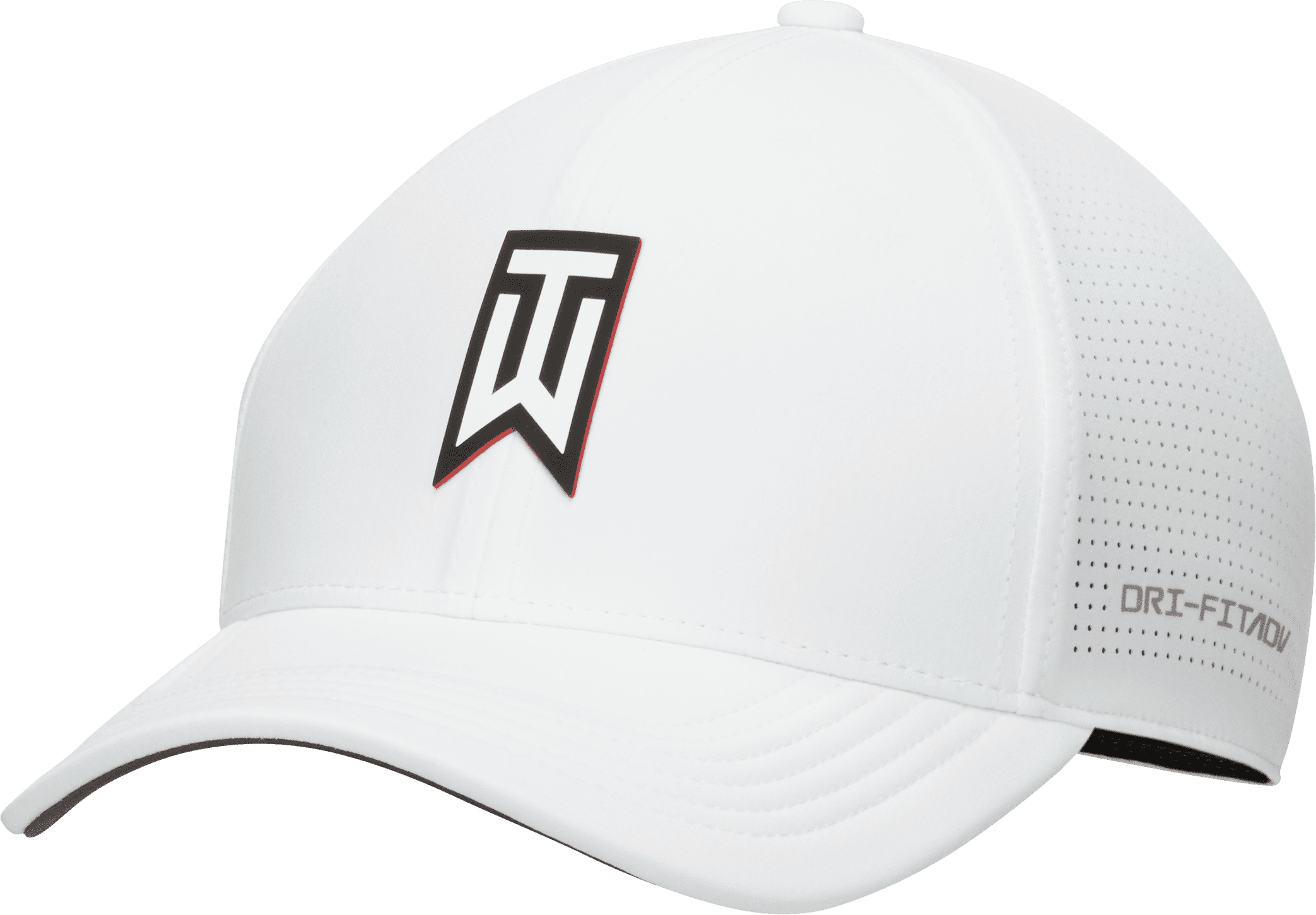 nike cappello strutturato  dri-fit adv club tiger woods - bianco