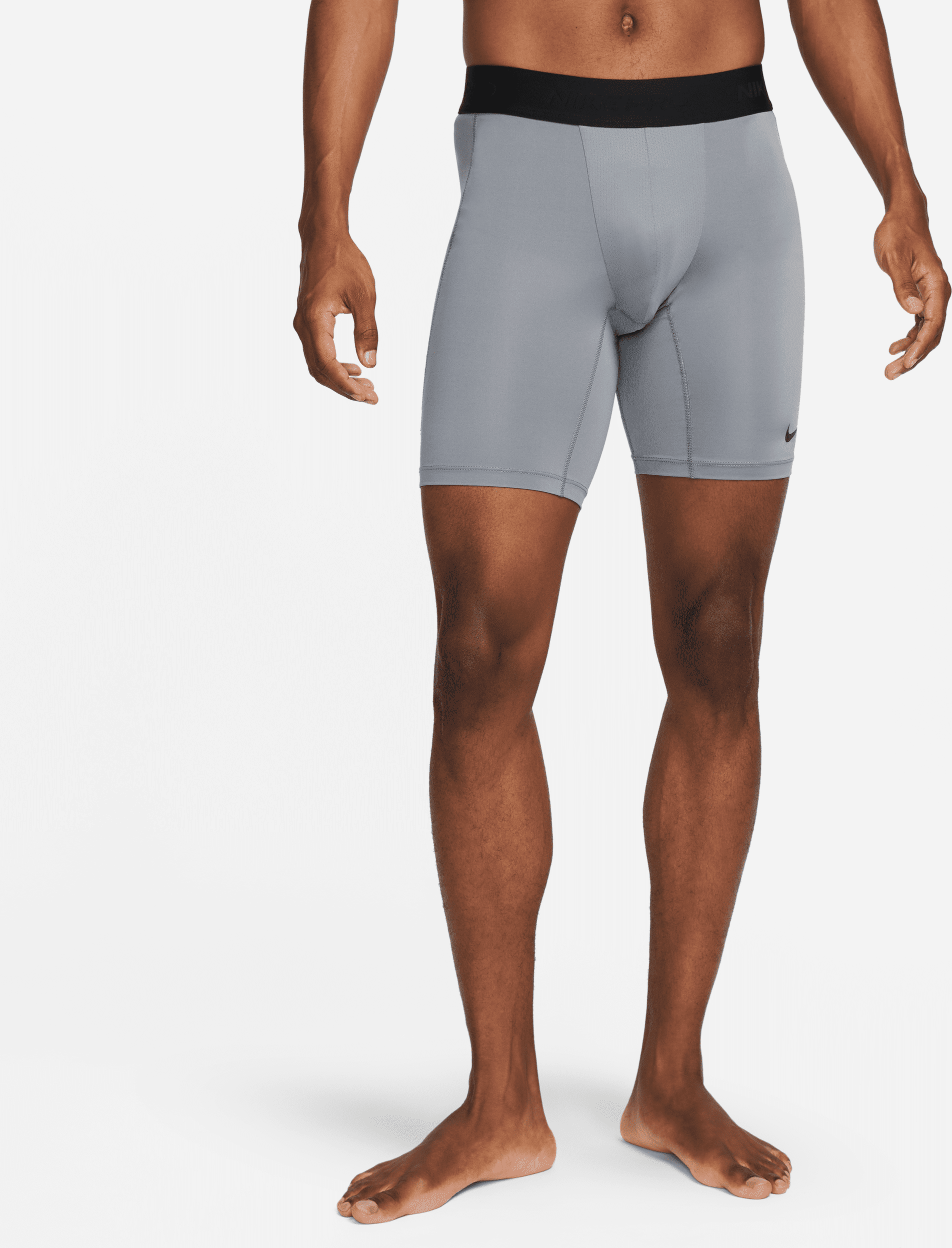 nike shorts lunghi da fitness dri-fit  pro – uomo - grigio