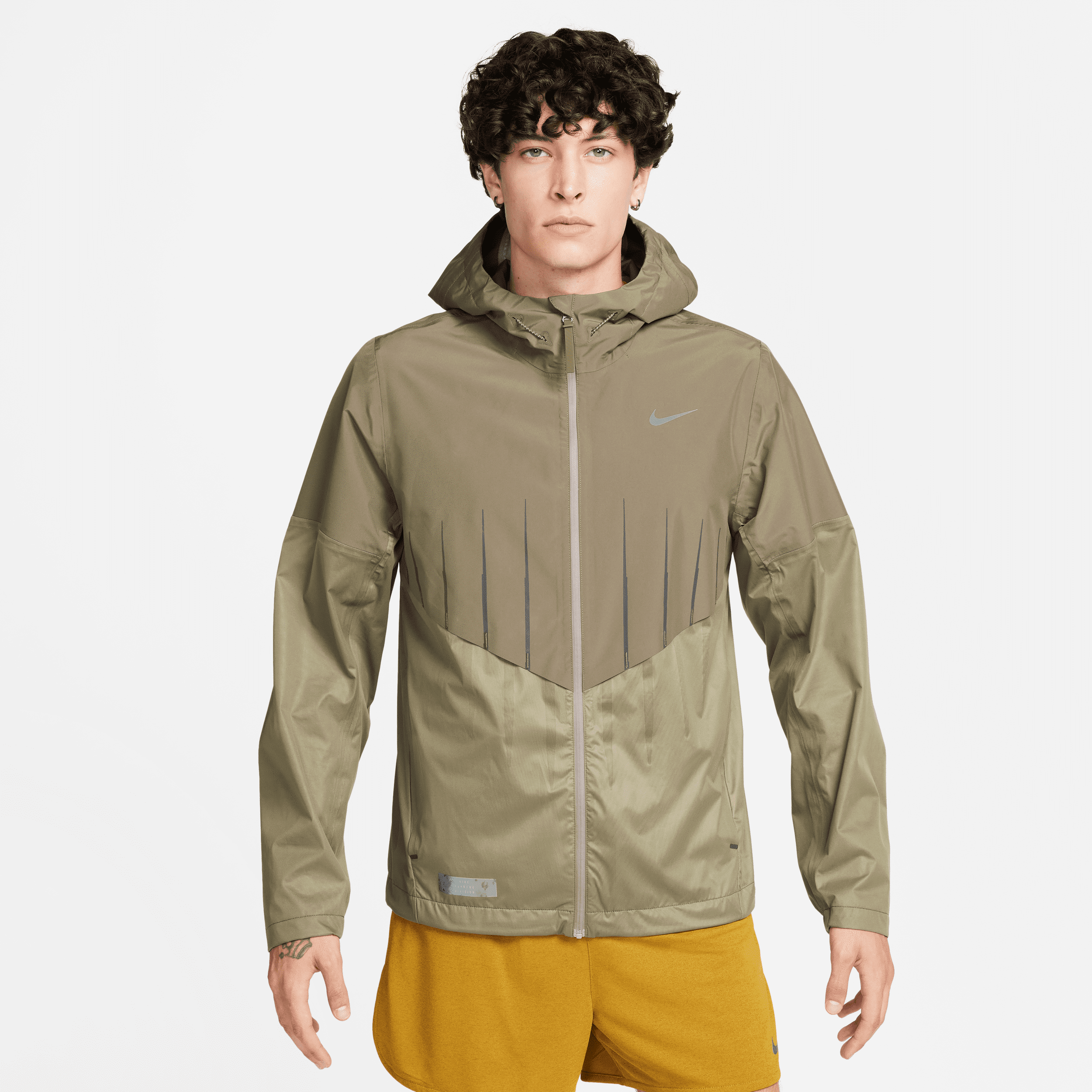 nike giacca da running storm-fit adv  running division aerogami – uomo - verde