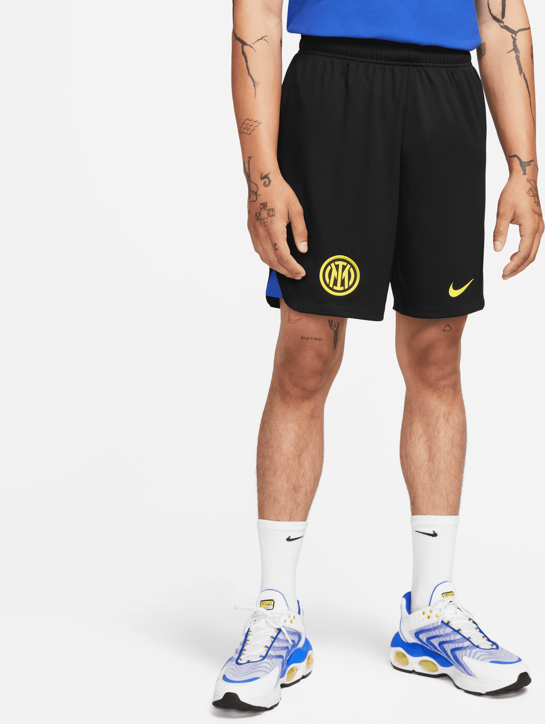 nike shorts da calcio  dri-fit inter 2023/24 stadium da uomo – home/away - nero