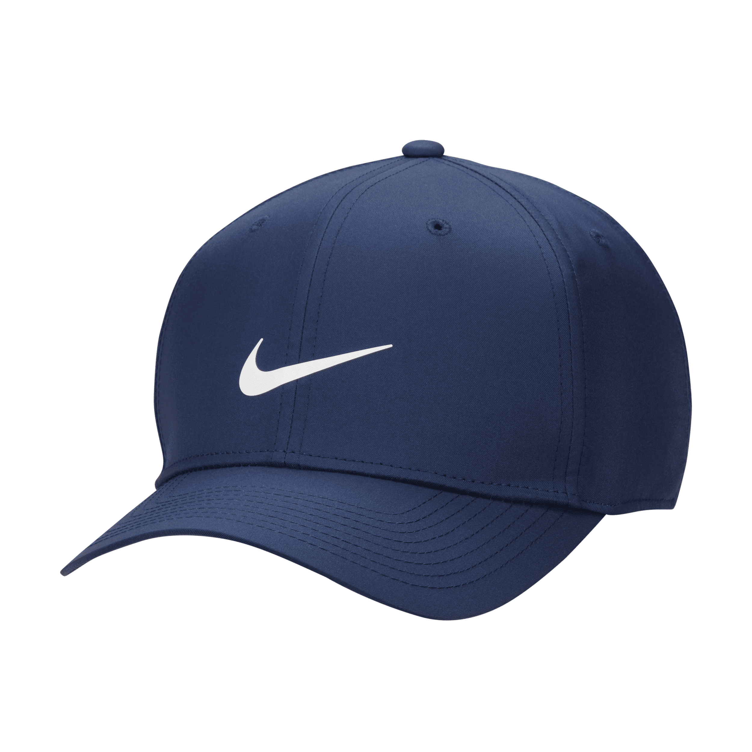 nike cappello strutturato con chiusura a pressione sul retro  dri-fit rise - blu