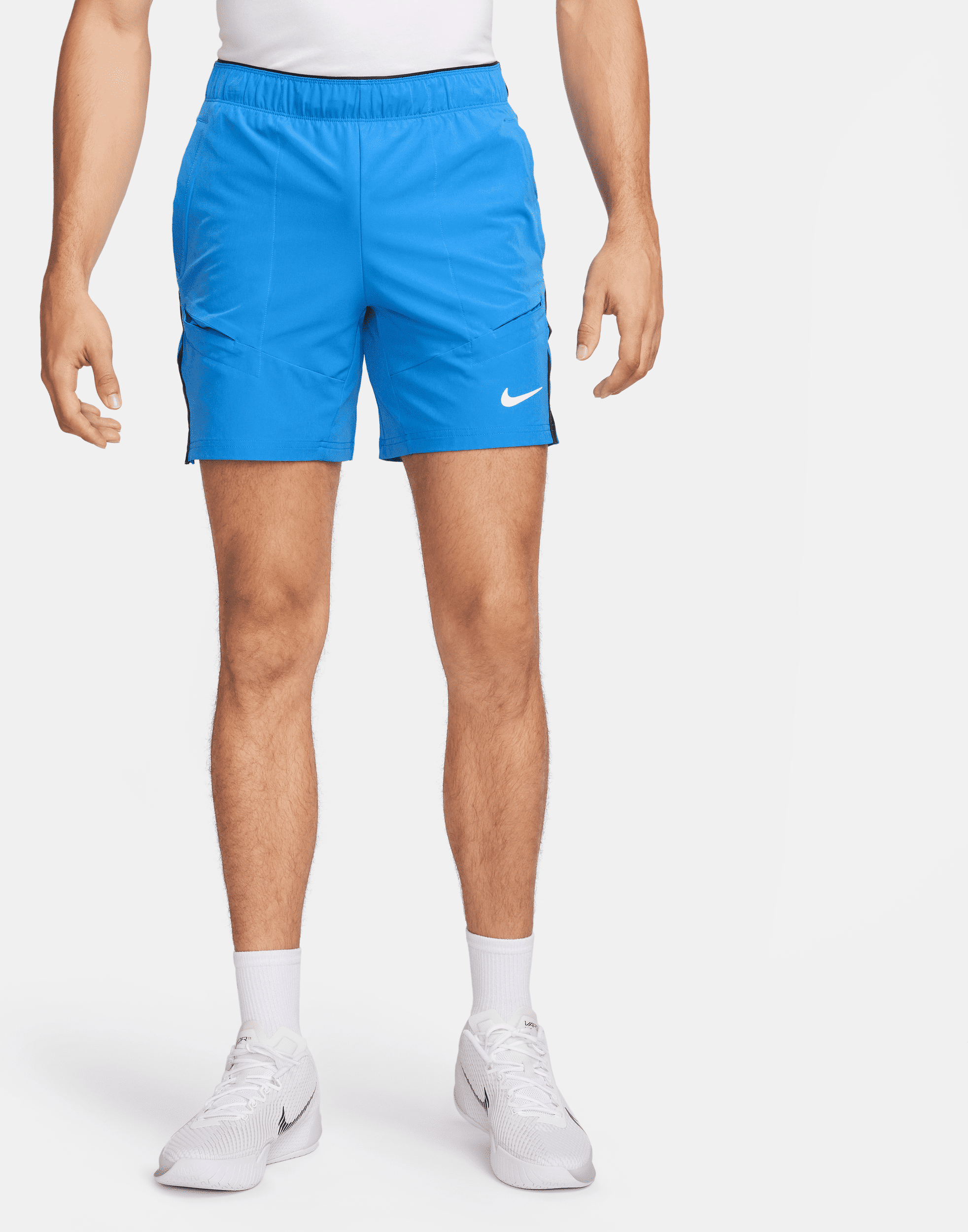 nike shorts da tennis 18 cm dri-fit court advantage – uomo - blu