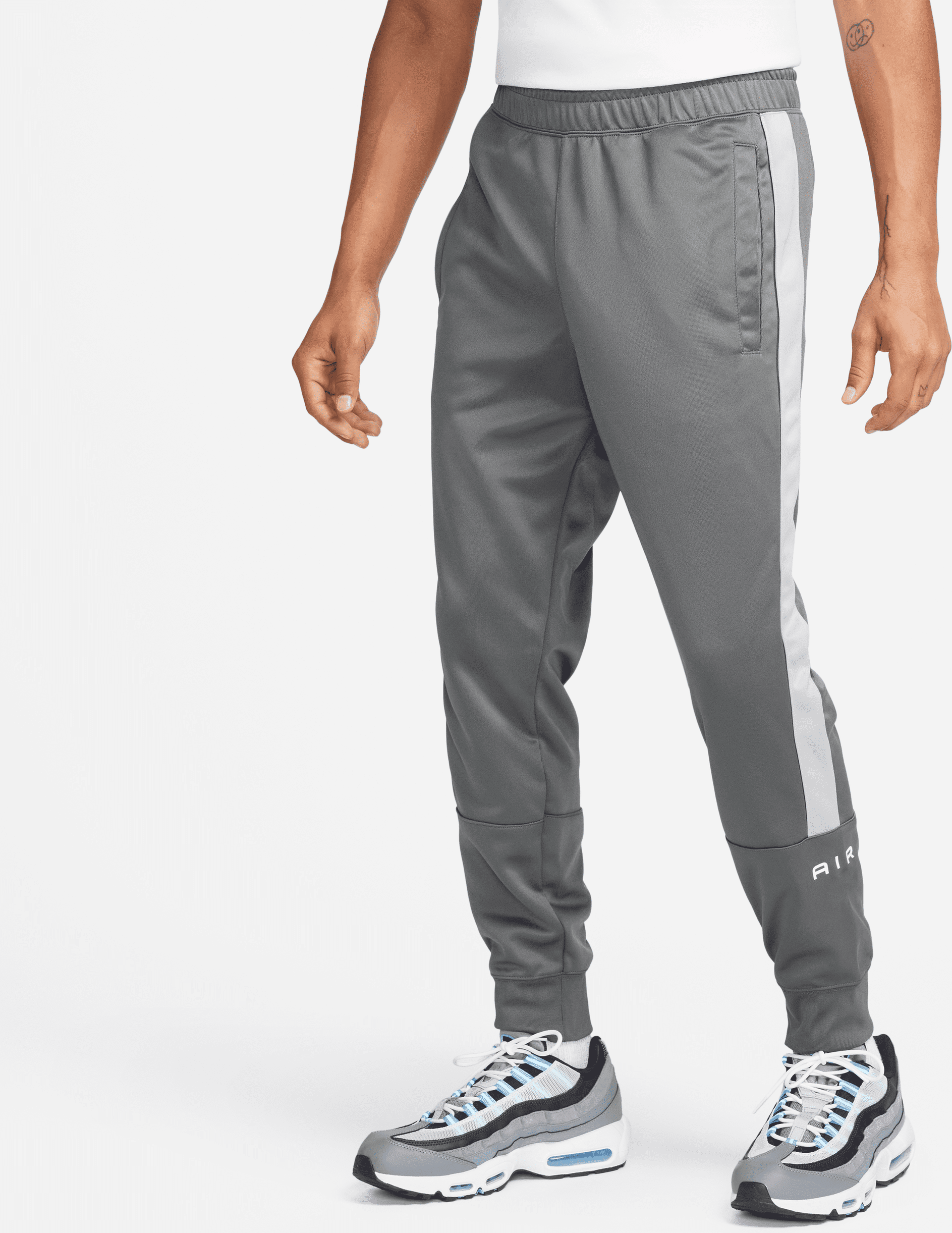 nike pantaloni jogger  air – uomo - grigio