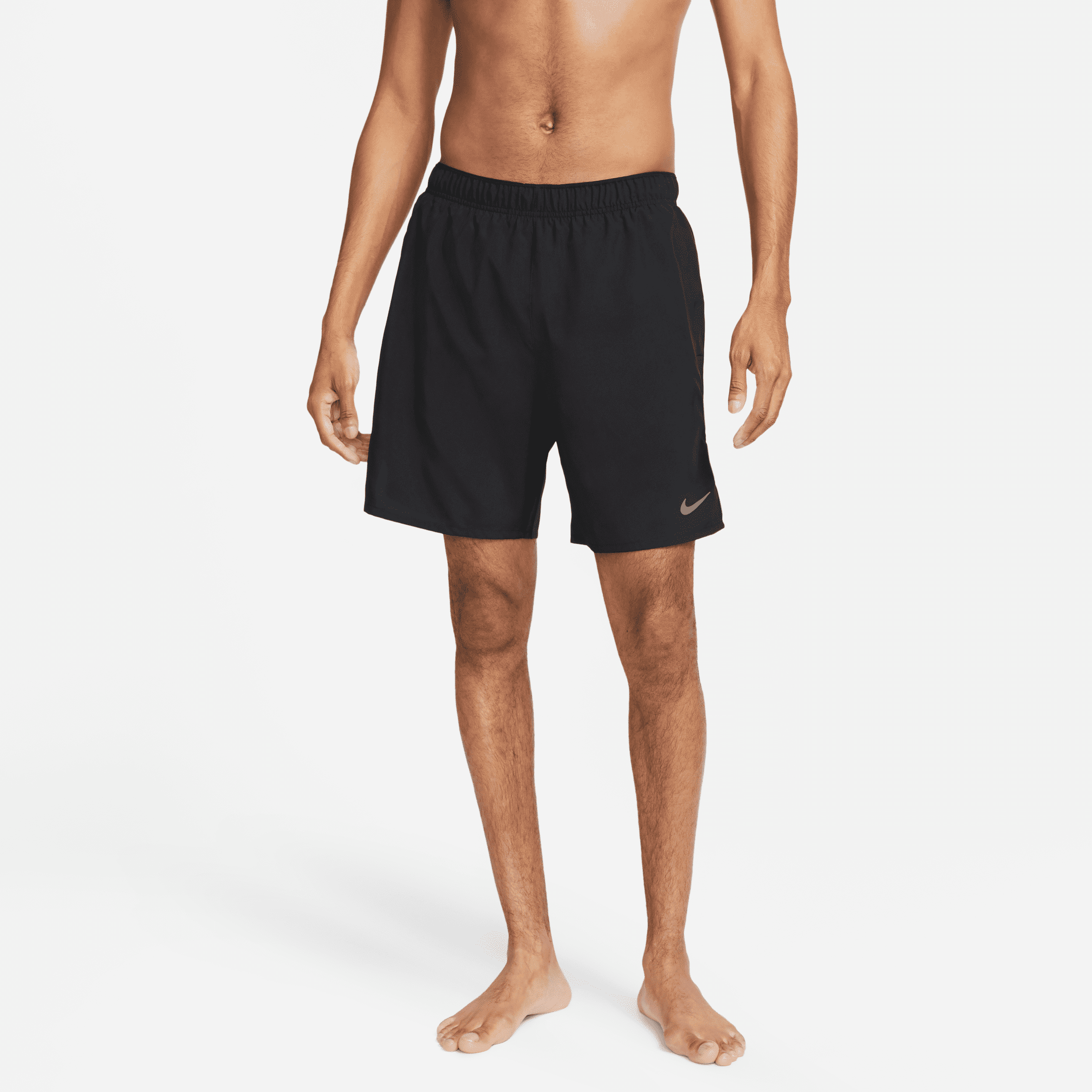 nike shorts da running dri-fit 2 in 1 18 cm  challenger – uomo - nero