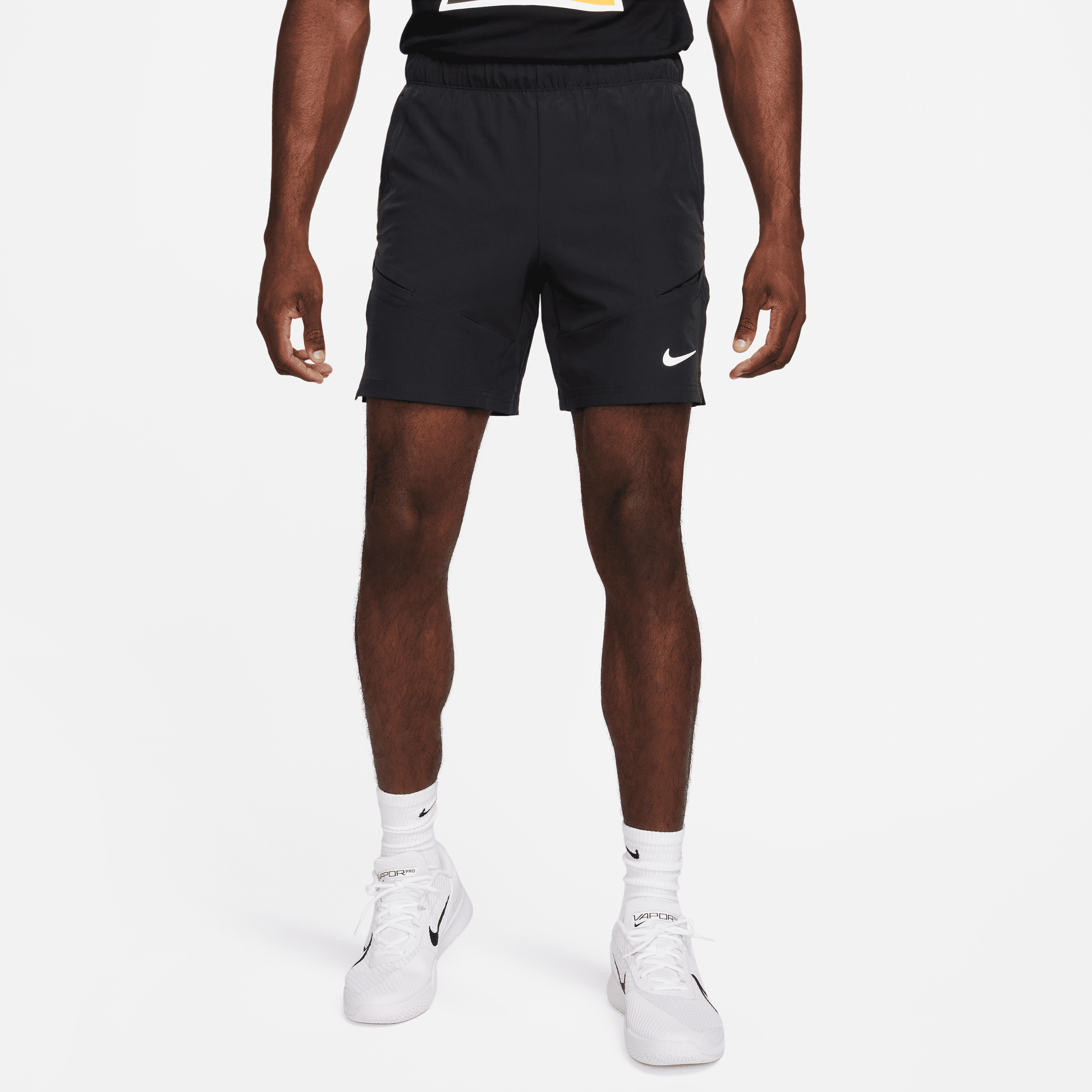 nike shorts da tennis 18 cm dri-fit court advantage – uomo - nero