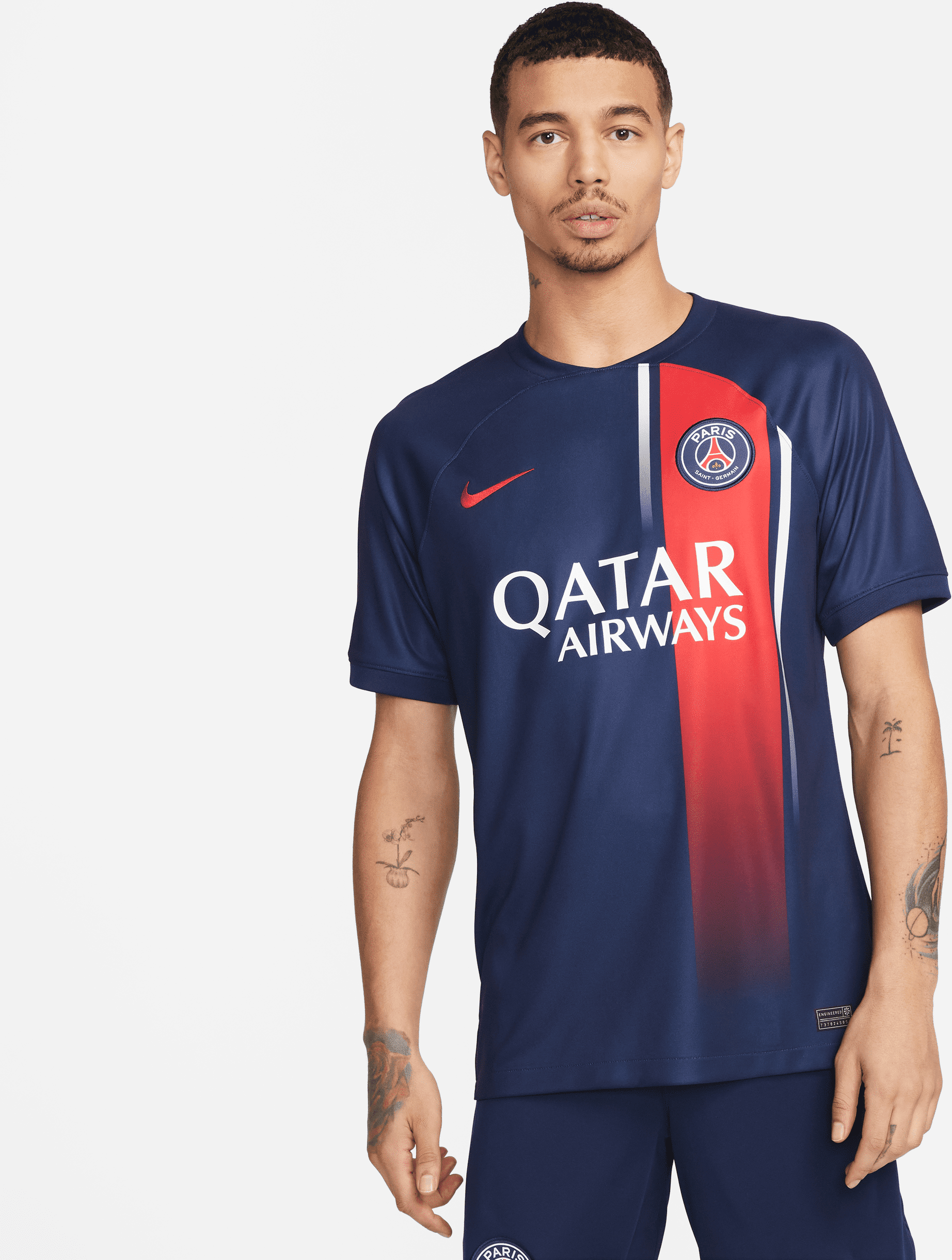 nike maglia da calcio  dri-fit paris saint-germain 2023/24 stadium da uomo – home - blu