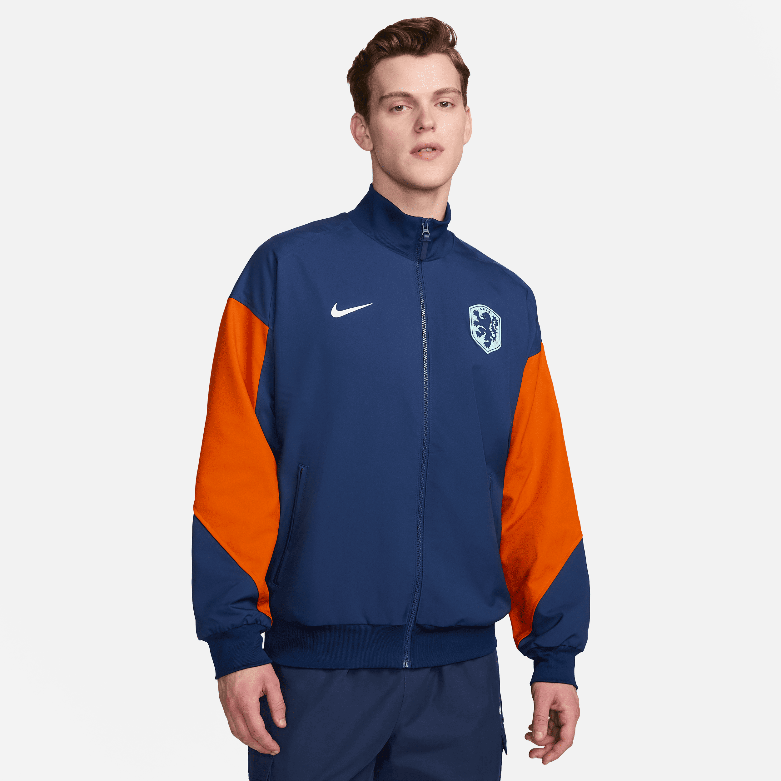 nike giacca da calcio  dri-fit olanda strike – uomo - blu