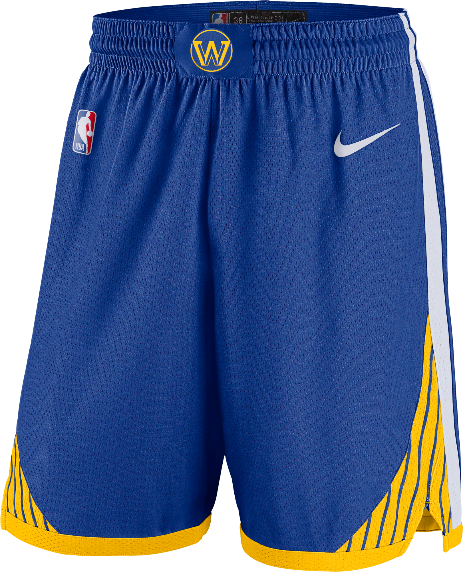 nike shorts golden state warriors icon edition swingman  nba - uomo - blu