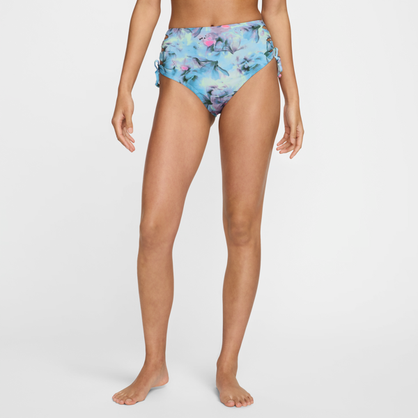 nike slip bikini con lacci  swim – donna - blu