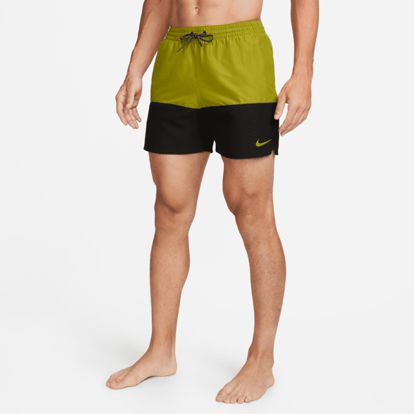 nike costume da bagno 13 cm  split - uomo - verde