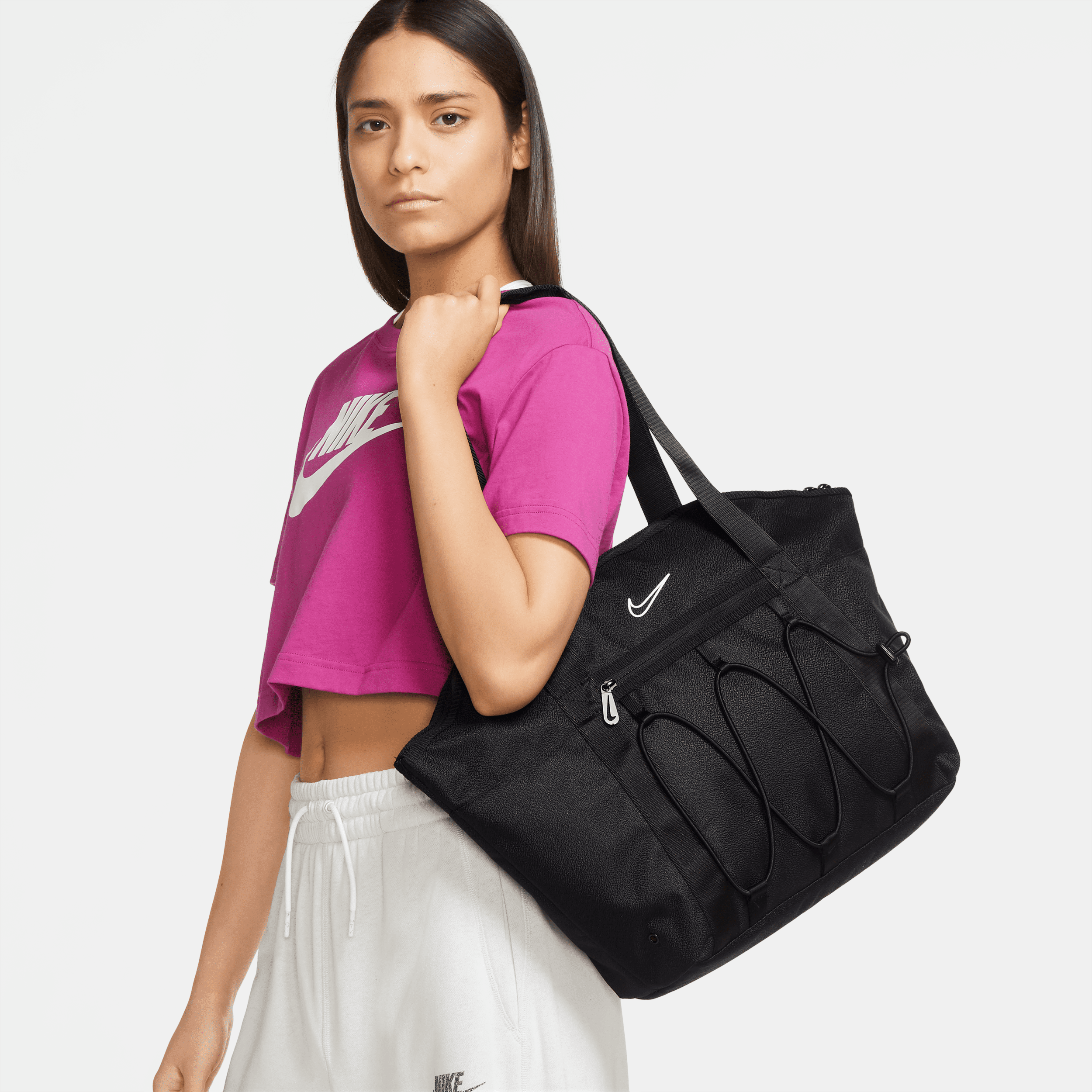 nike borsa tote da training  one - donna (18 l) - nero