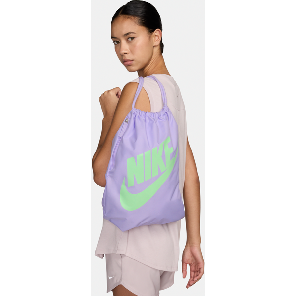 nike sacca con laccetti  heritage (13 l) - viola