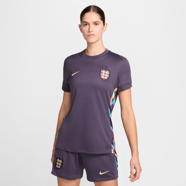 nike maglia da calcio replica  dri-fit inghilterra (squadra maschile) 2024/25 stadium da donna – away - viola