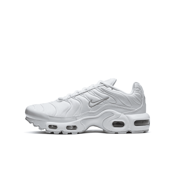 nike scarpa  air max plus - ragazzi - bianco