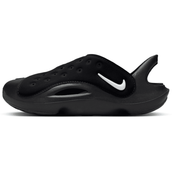 nike sandalo  aqua swoosh – bambino/a - nero