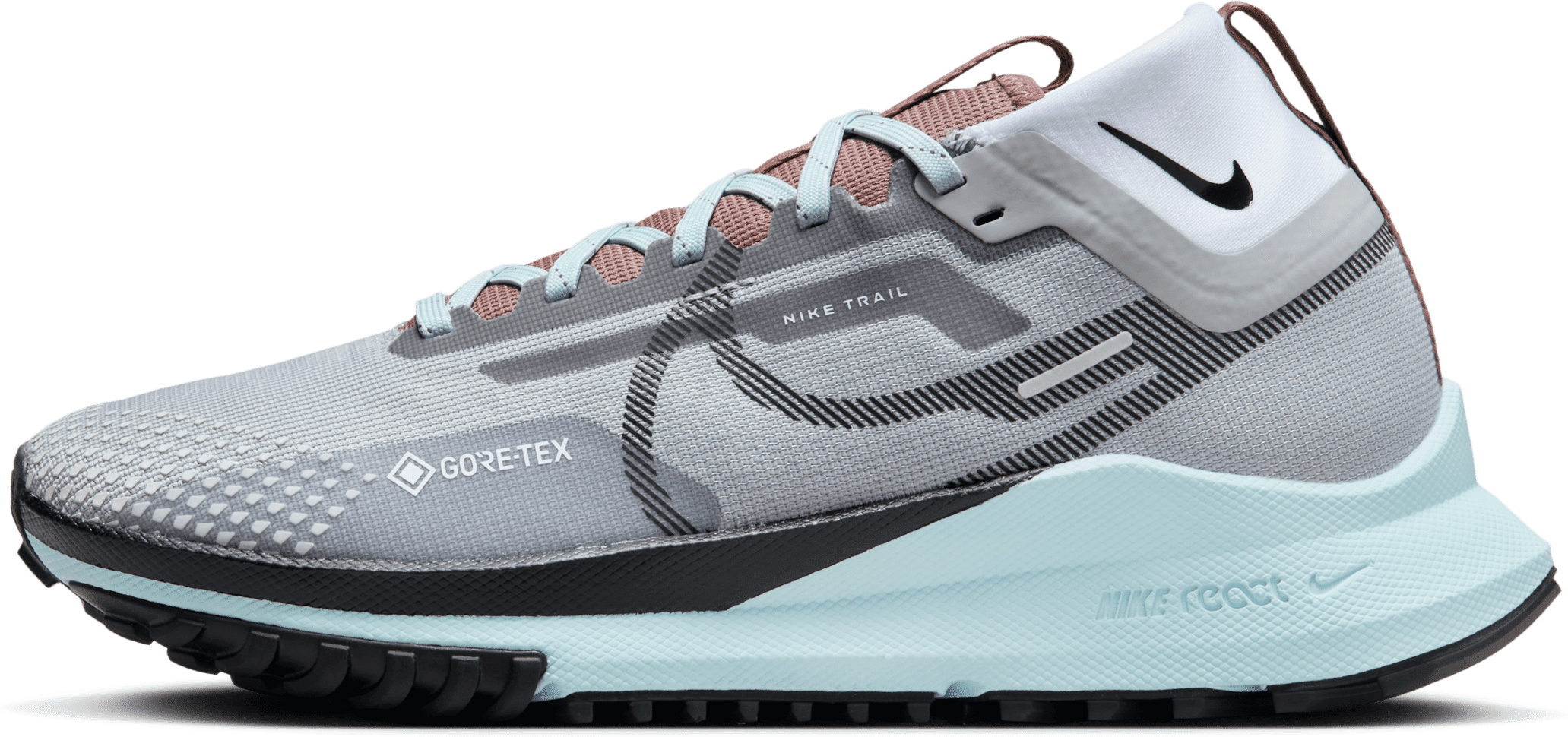 nike scarpa impermeabile da trail running  pegasus trail 4 gore-tex – donna - grigio