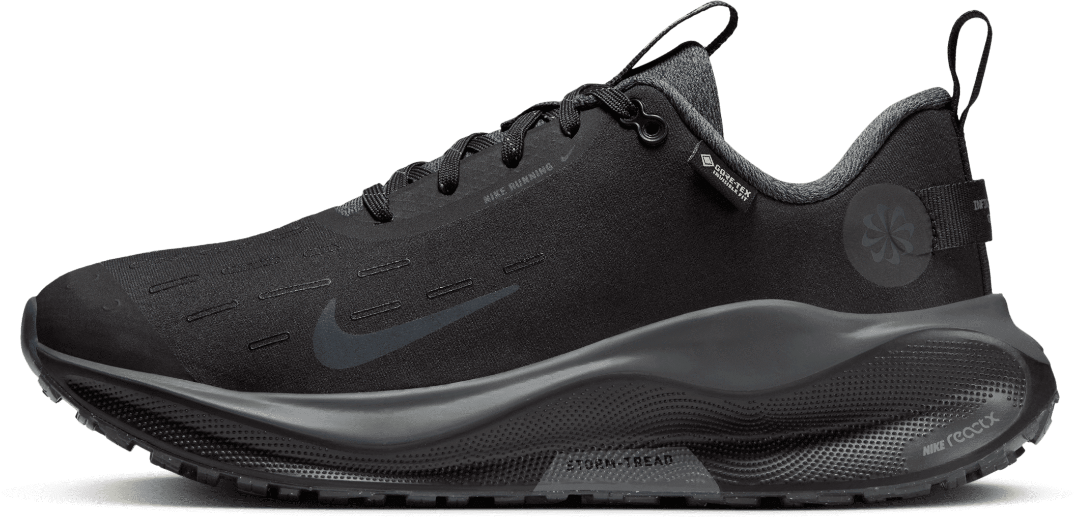 nike scarpa impermeabile da running su strada  infinityrn 4 gore-tex – donna - nero