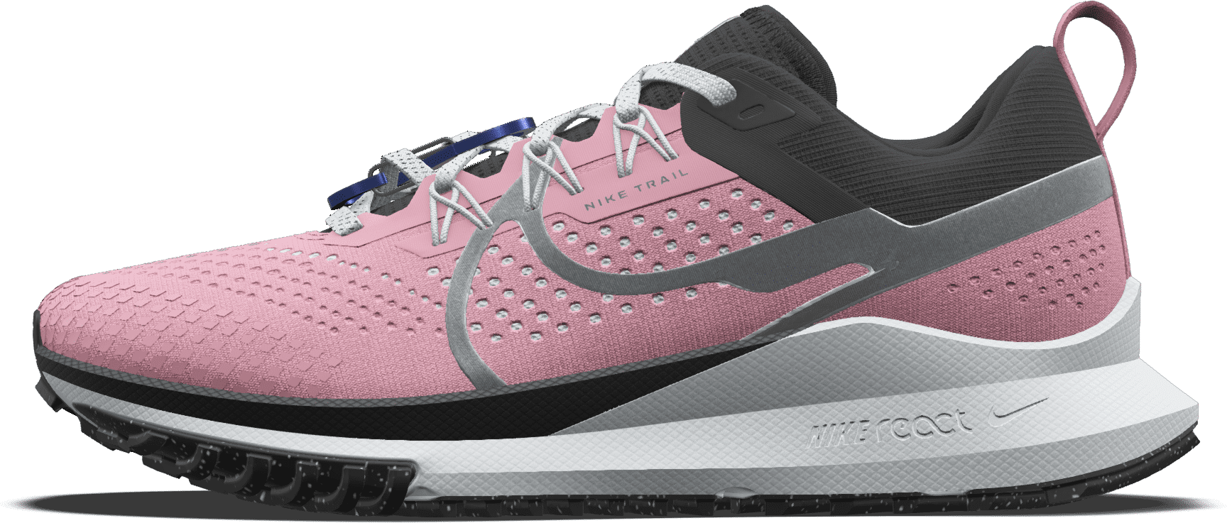 nike scarpa da trail running personalizzabile  pegasus trail 4 by you – donna - rosa