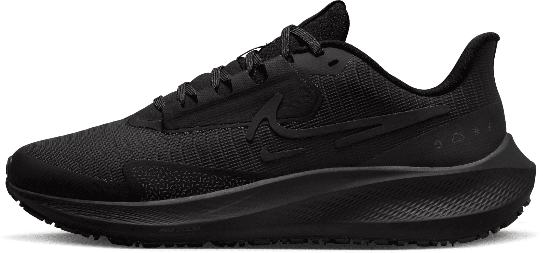 nike scarpa da running su strada a prova di maltempo  pegasus 39 shield – donna - nero