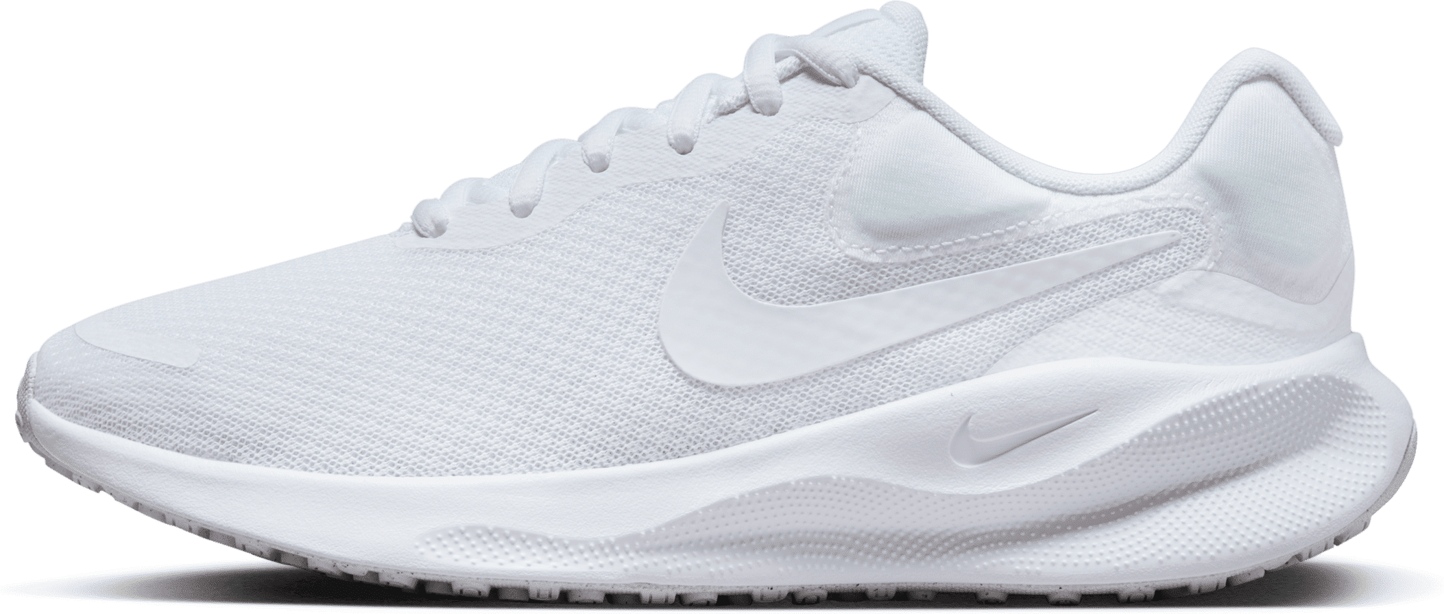 nike scarpa da running su strada  revolution 7 – donna - bianco