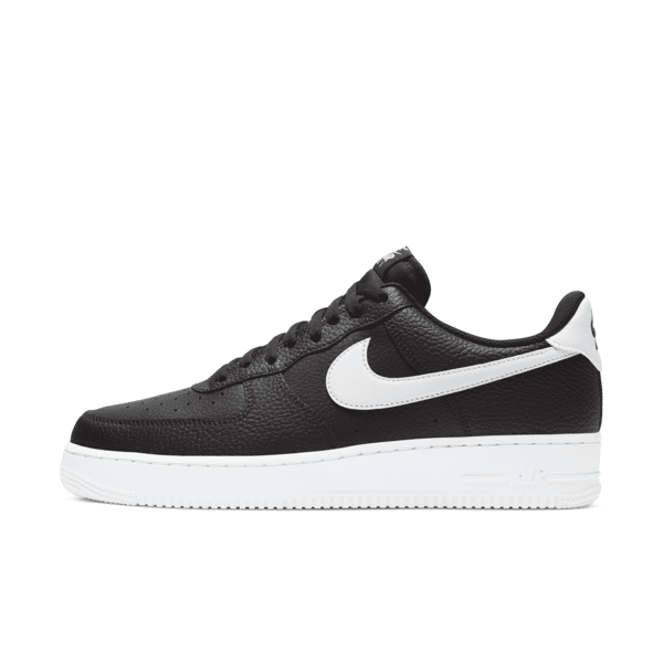 nike scarpa  air force 1 '07 - uomo - nero