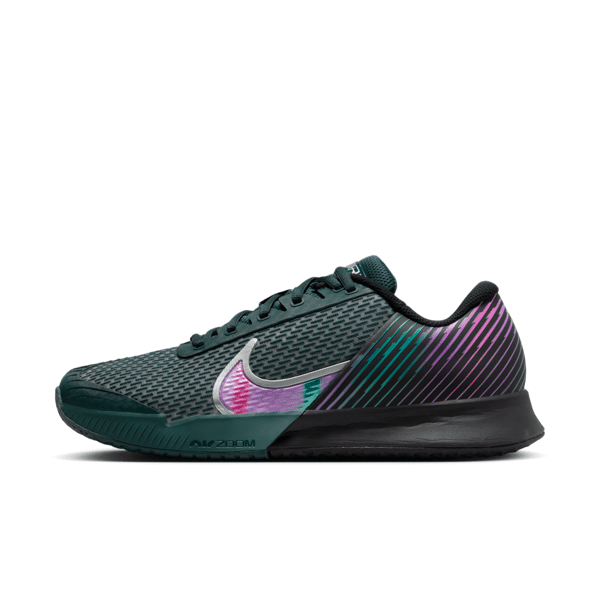 nike scarpa da tennis per campi in cemento court air zoom vapor pro 2 premium – uomo - nero