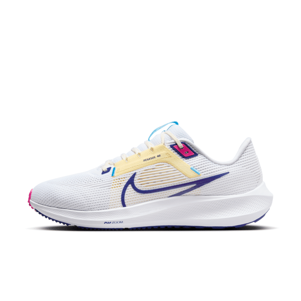 nike scarpa da running su strada  pegasus 40 – uomo - bianco