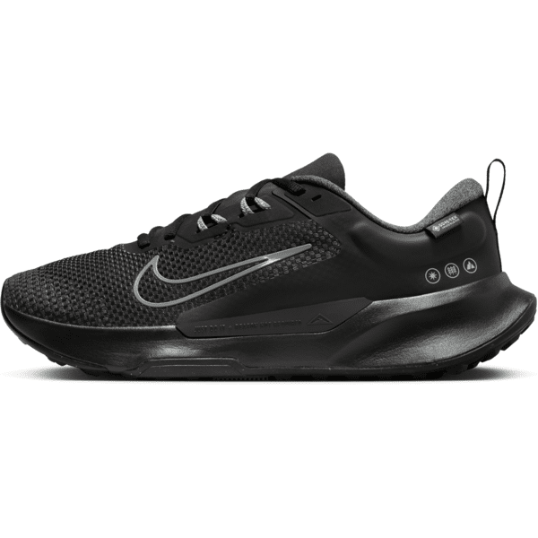 nike scarpa impermeabile da trail running  juniper trail 2 gore-tex – uomo - nero