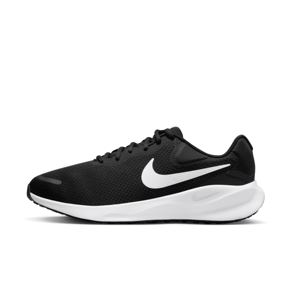 nike scarpa da running su strada  revolution 7 (extra larga) – uomo - nero