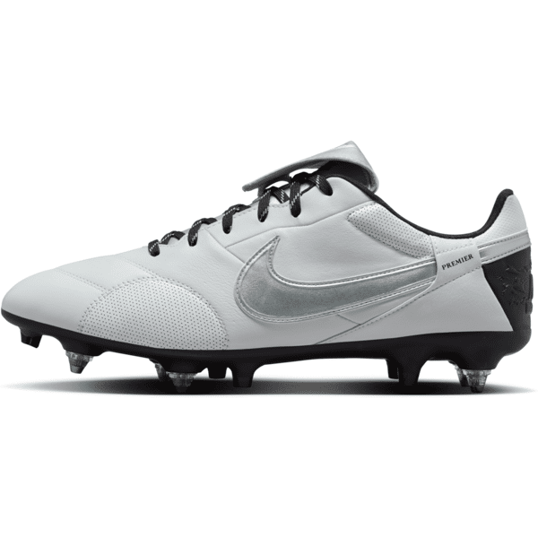 nike scarpa da calcio a taglio basso per terreni morbidi premier 3 - grigio