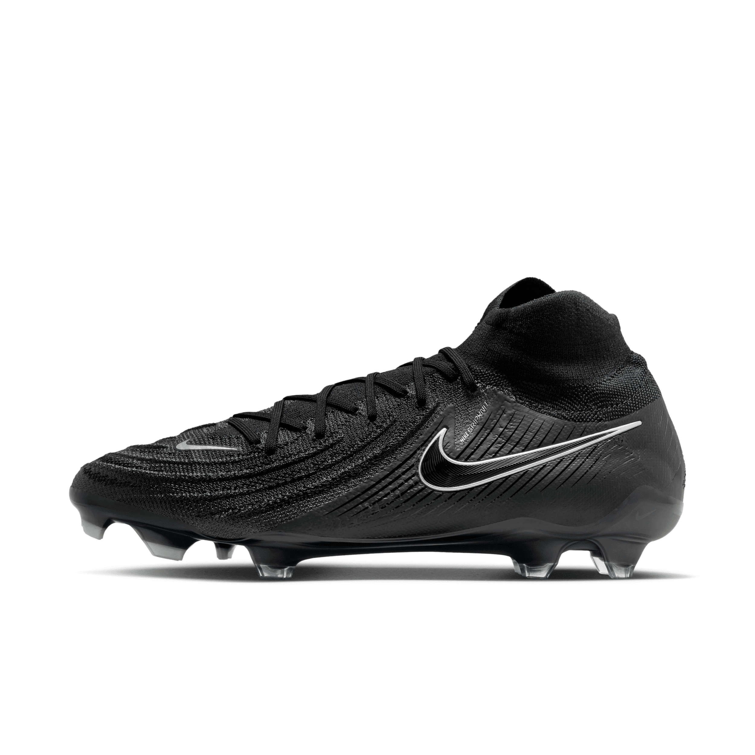 nike scarpa da calcio a taglio alto fg  phantom luna 2 elite - nero