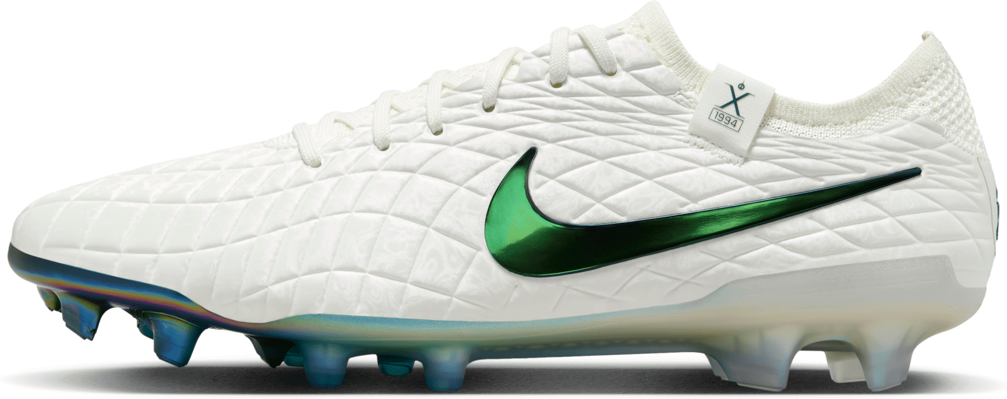 nike scarpa da calcio a taglio basso fg  tiempo pearl legend 10 elite se - bianco