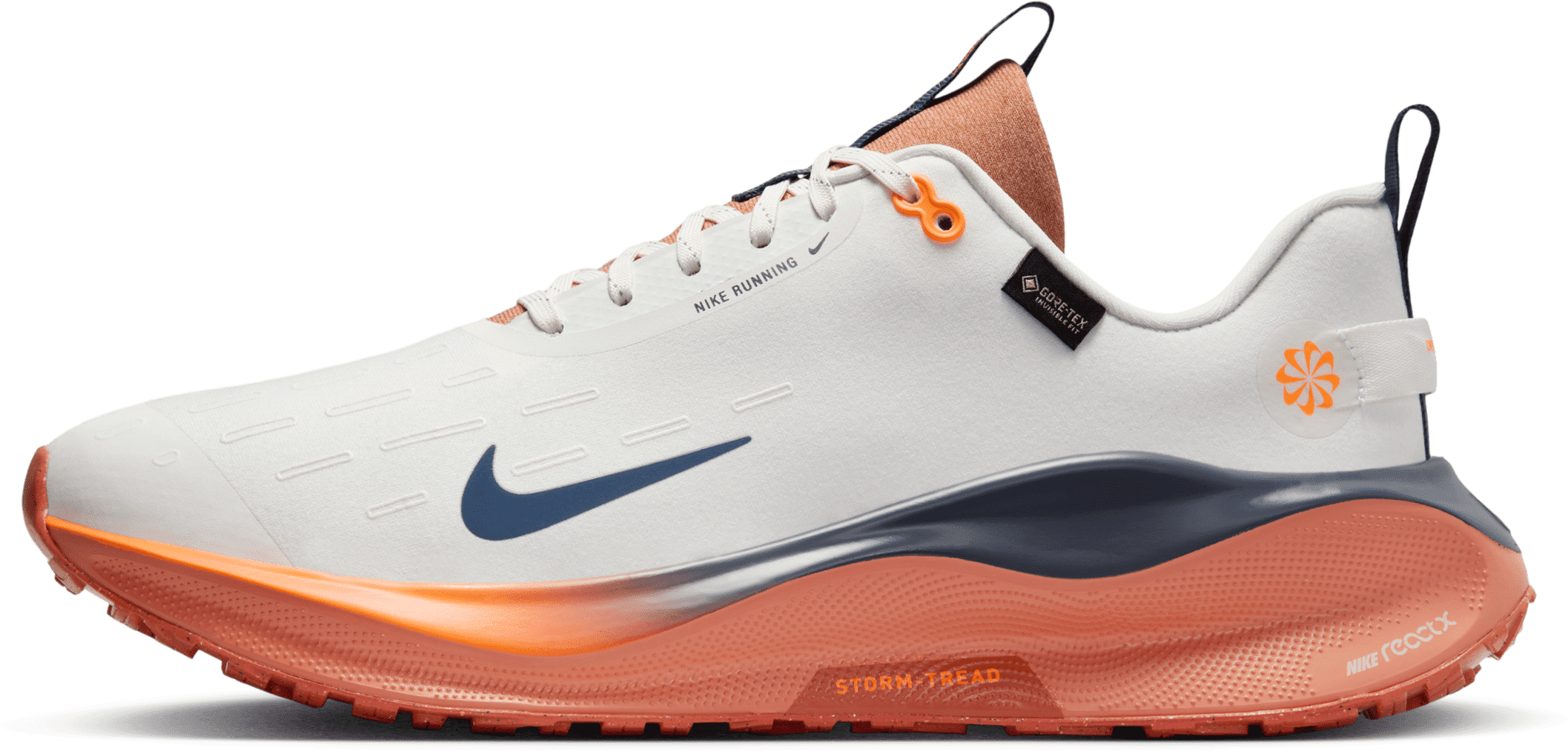 nike scarpa impermeabile da running su strada  infinityrn 4 gore-tex – uomo - bianco