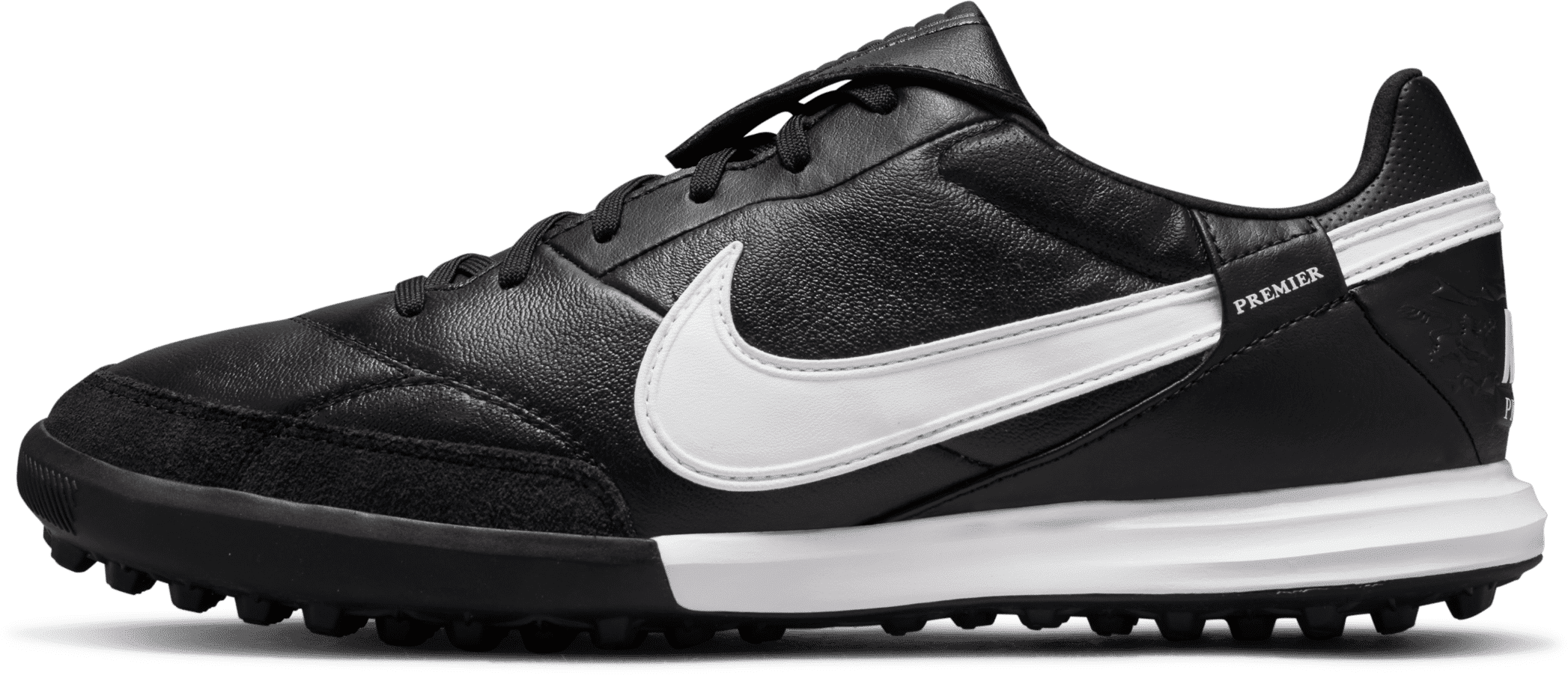 nike scarpa da calcio a taglio basso tf  premier 3 - nero