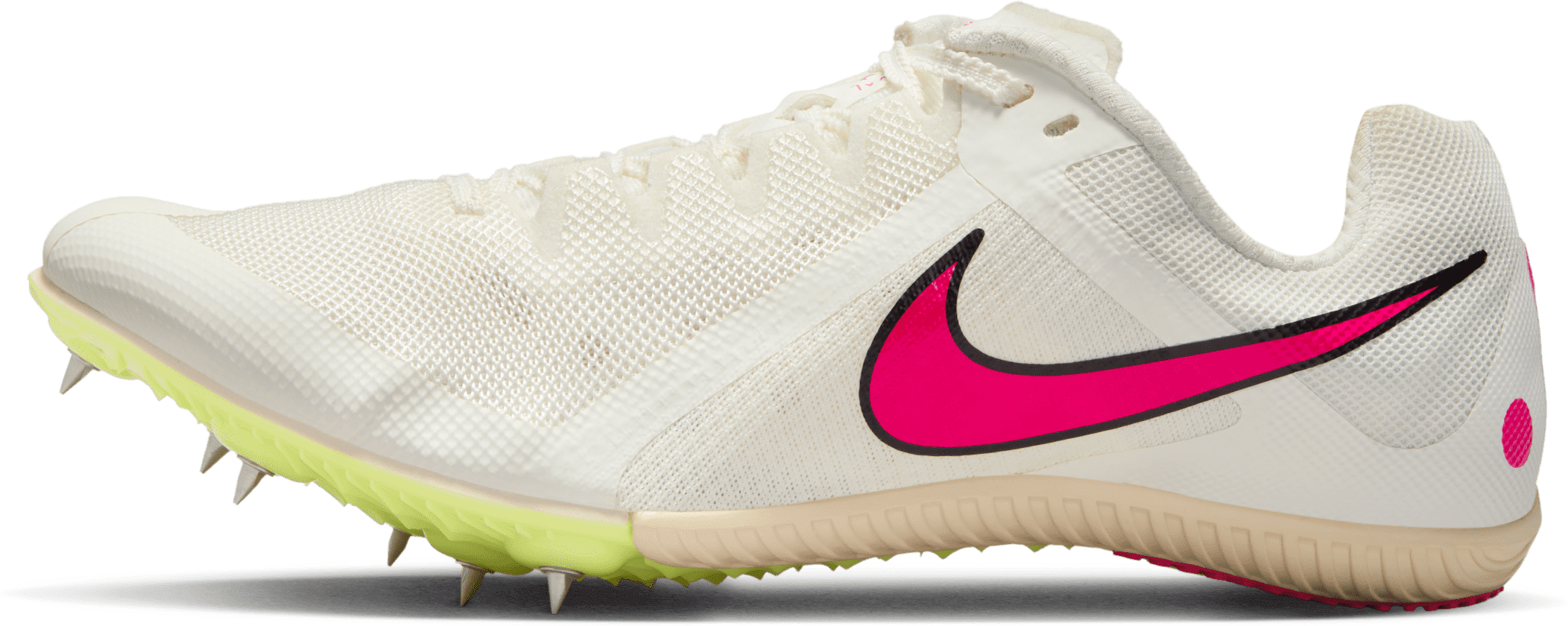 nike scarpa chiodata per atletica multievento  rival multi - bianco