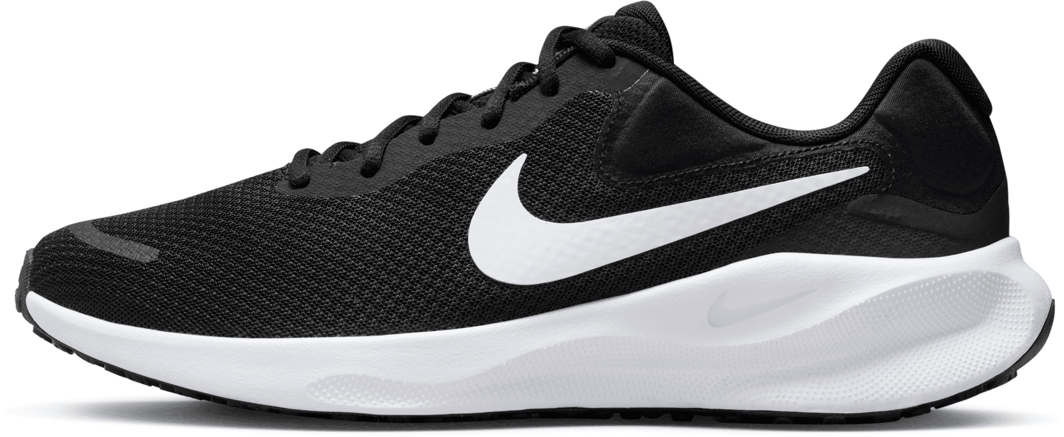 nike scarpa da running su strada  revolution 7 – uomo - nero