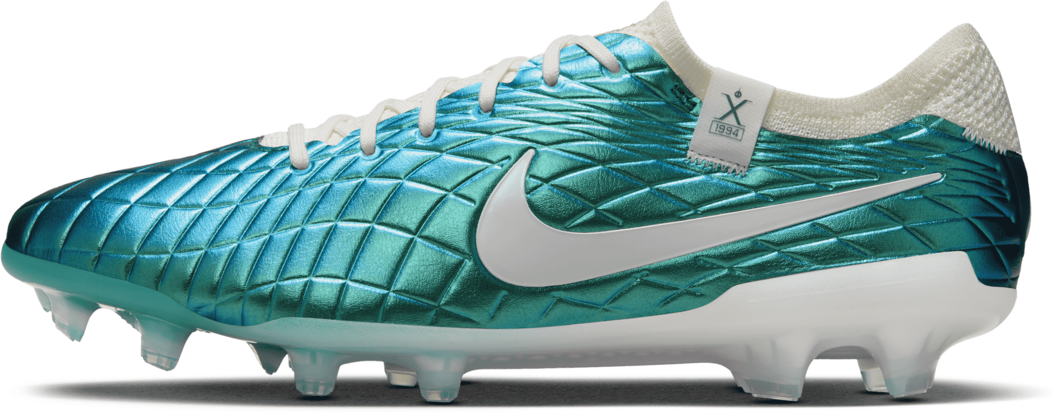 nike scarpa da calcio a taglio basso fg  tiempo emerald legend 10 elite - verde