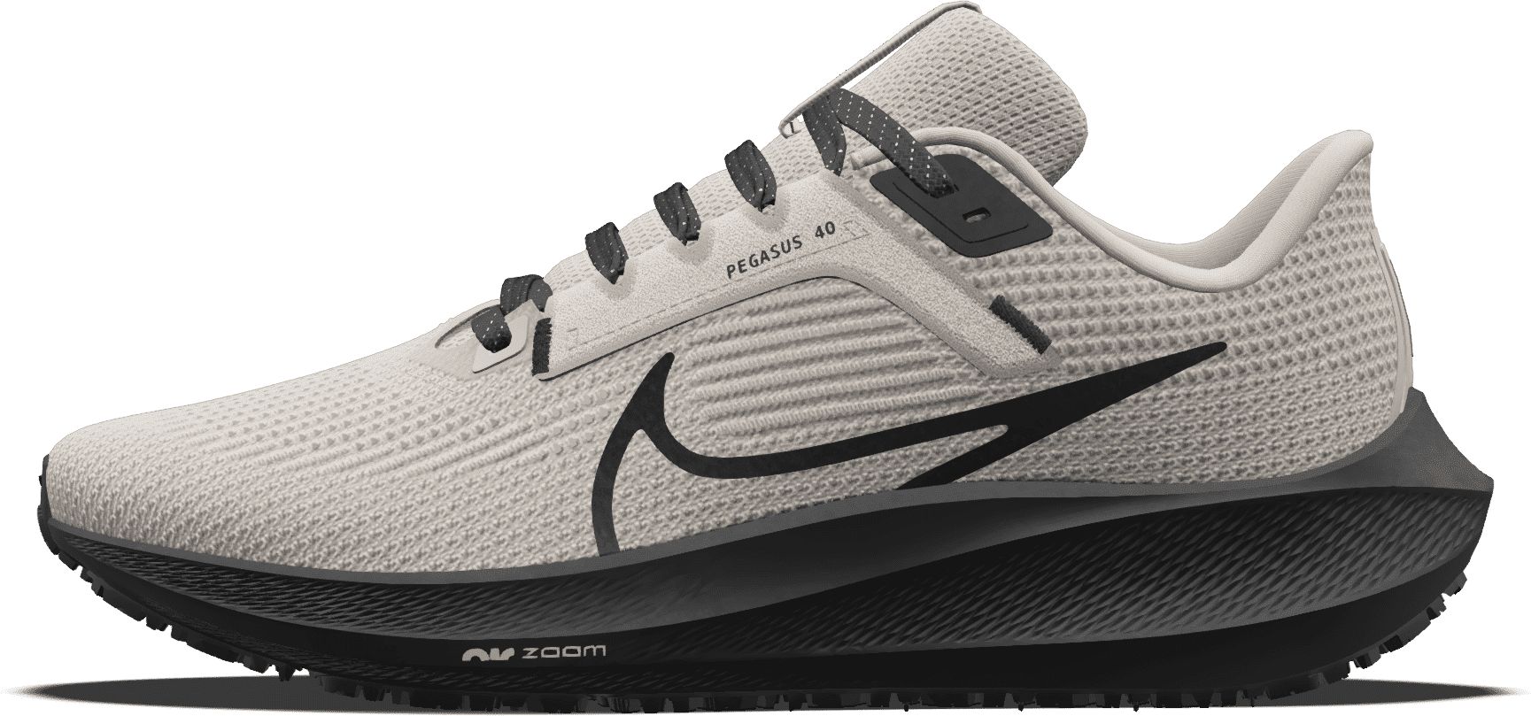 nike scarpa da running su strada personalizzabile  pegasus 40 by you – uomo - cream