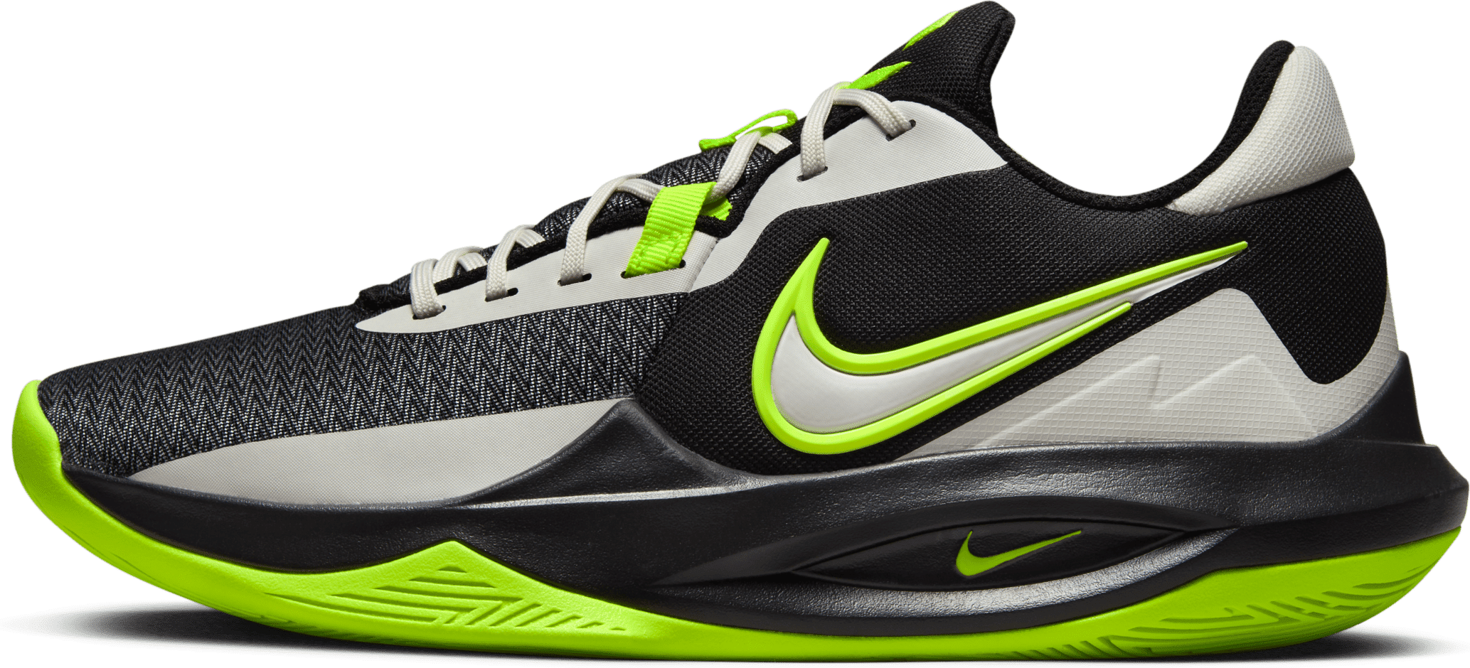 nike scarpa da basket  precision 6 - nero