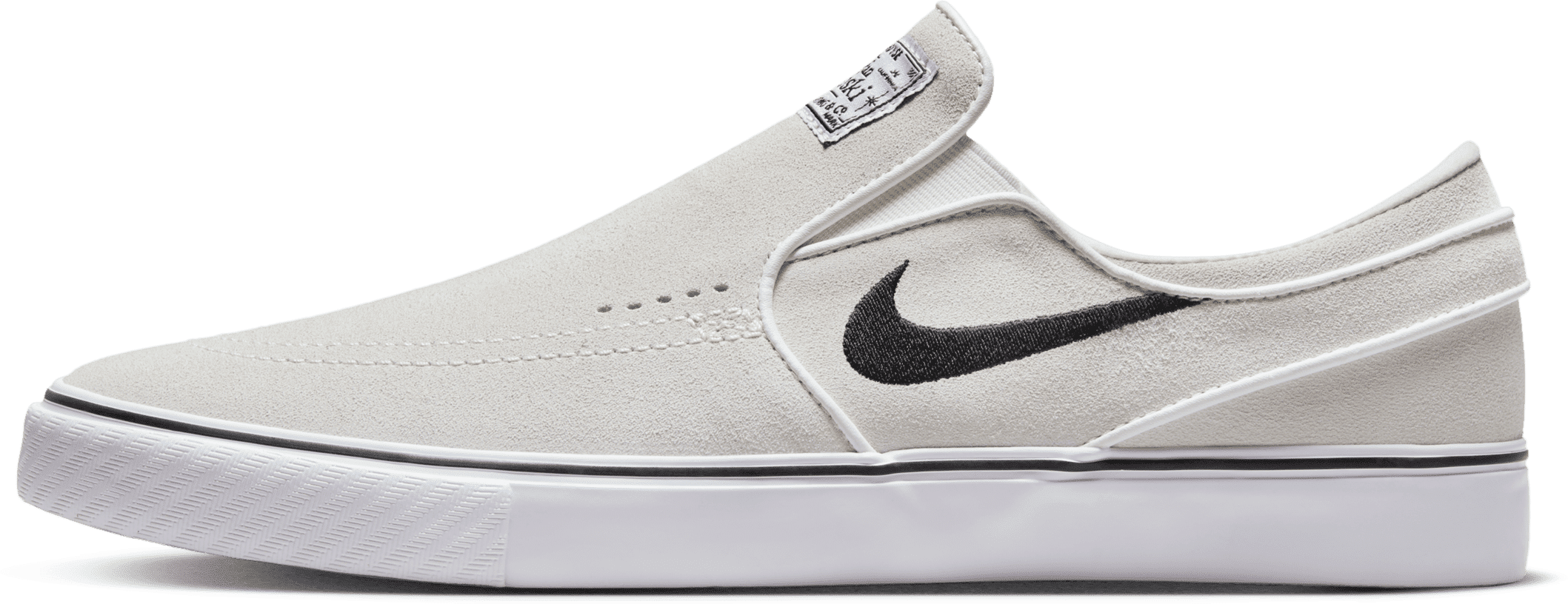 nike scarpa da skateboard  sb janoski+ slip - bianco