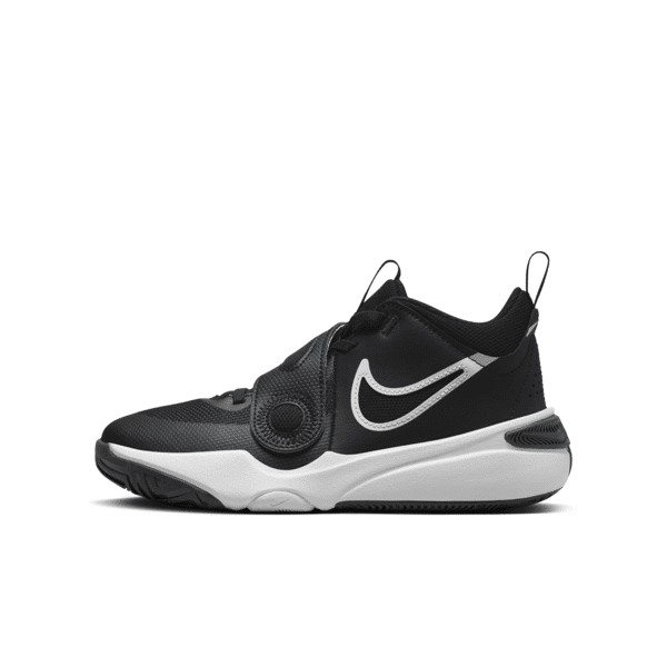 nike scarpa da basket  team hustle d 11 – ragazzo/a - nero