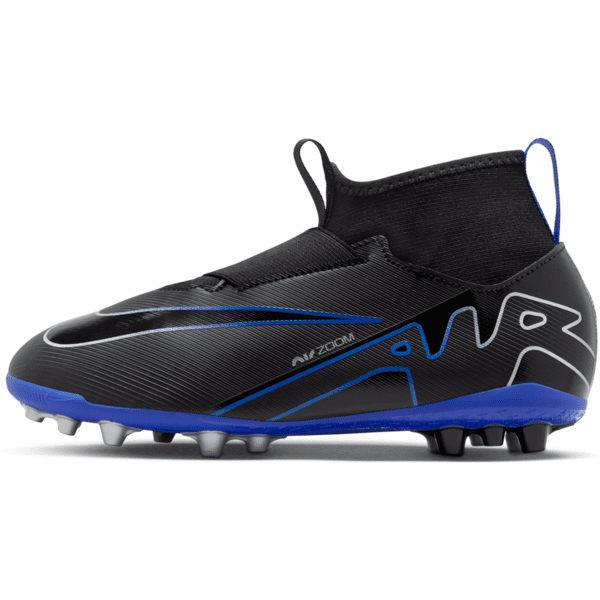 nike scarpa da calcio a taglio alto per erba artificiale  jr. mercurial superfly 9 academy – bambini/ragazzi - nero