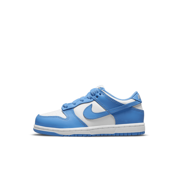 nike scarpa  dunk low – bambino/a - bianco