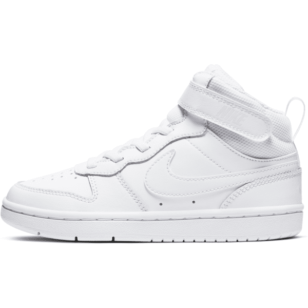 nike scarpa  court borough mid 2 - bambino/a - bianco