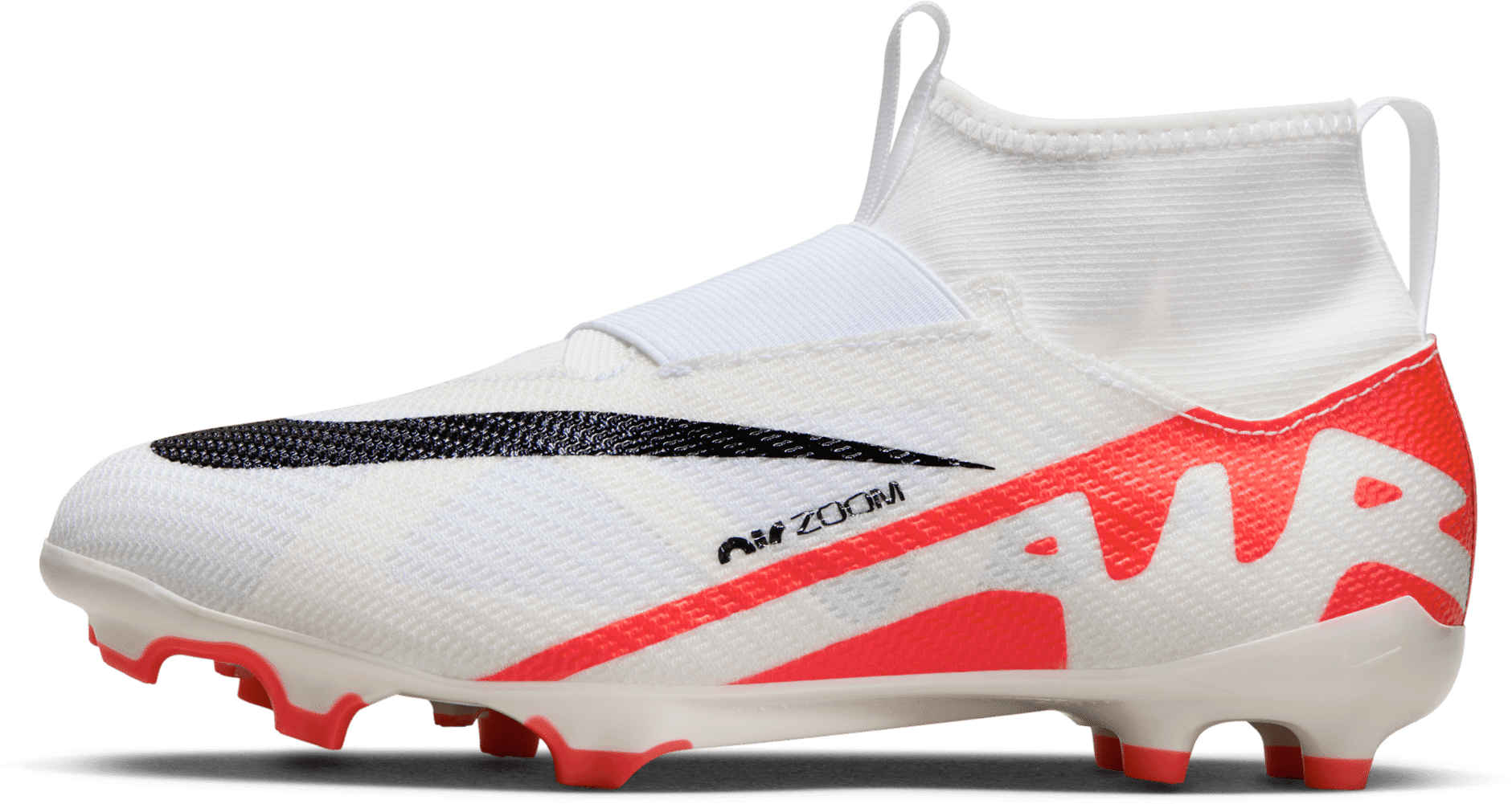 nike scarpa da calcio a taglio alto per terreni duri  jr. mercurial superfly 9 pro – bambini/ragazzi - rosso